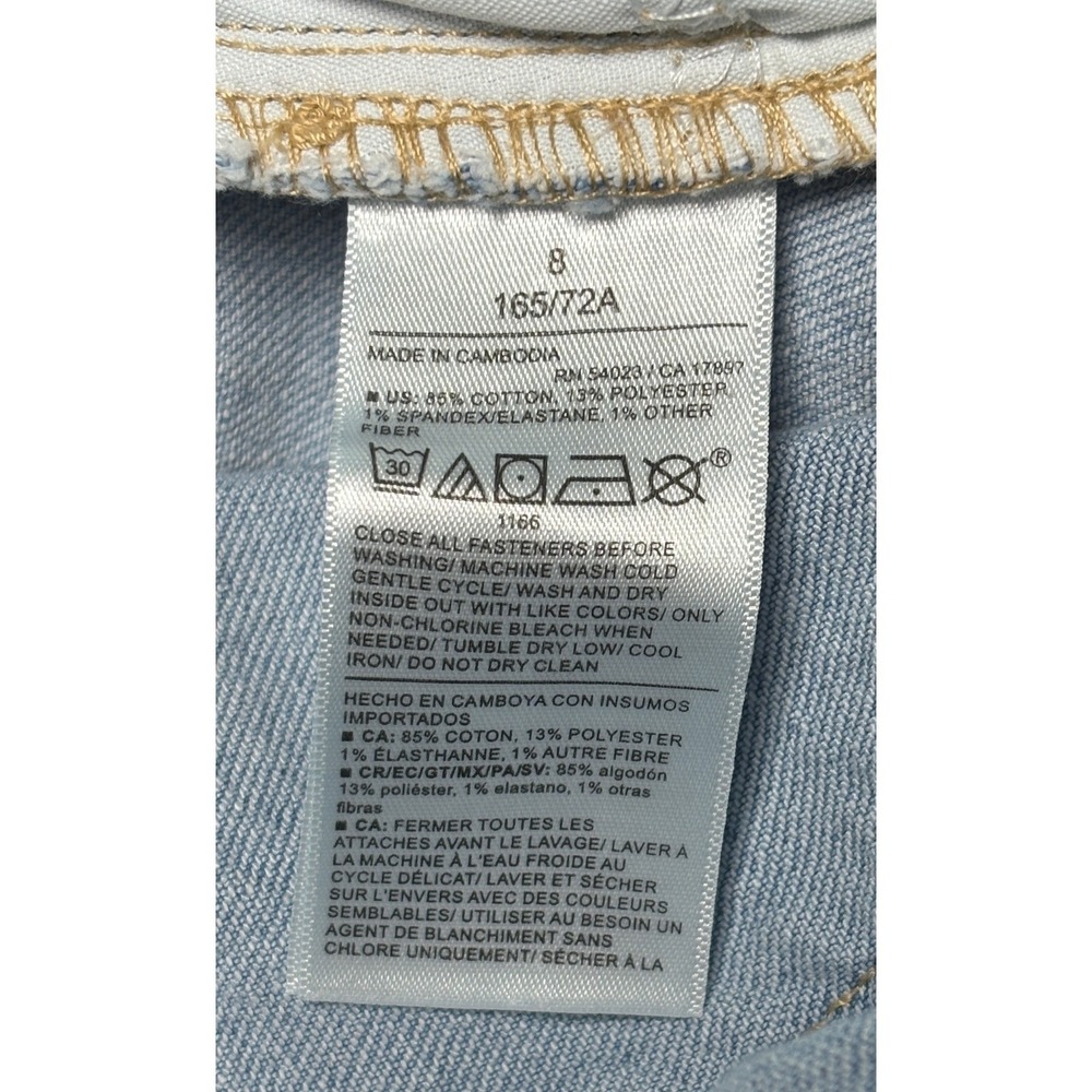 Old Navy 8 Wow Boyfriend Jeans Women Light Blue Excellent Mid-Rise Relaxed Fit - Picture 6 of 8